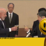 Lula: do cárcere ao Oriente. O ex-presidiário é recebido pelo premiê japonês.