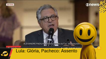 Lula e Pacheco: Acordo Secreto! Lula Fica com a Glória, Pacheco com o Assento.