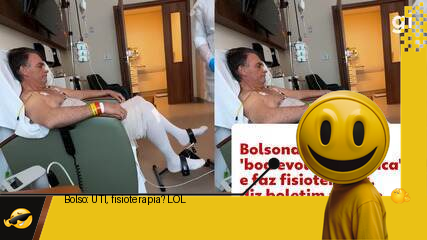 Bolsonaro: 3 dias na UTI, mas “boa evolução” com fisioterapia. É piada?