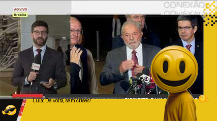 Lula está de volta! Crise de labirintite? Só um ‘detalhe’ para o nosso super-herói.