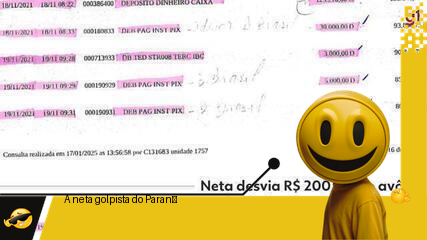 Neta foge com R$ 200 mil do avô e culpa o Lula: quem é a mulher que enganou o Paraná?