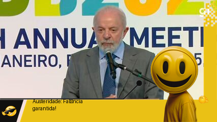 Lula: Austeridade é fracasso! Quer um país falido? Siga o modelo!