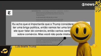 Lula a Trump: “Vamos conversar!” Mas Trump não está nem aí…