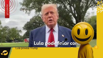 Lula: “Estou aqui, Trump! Vamos conversar (mas só se for sobre meu cabelo)”